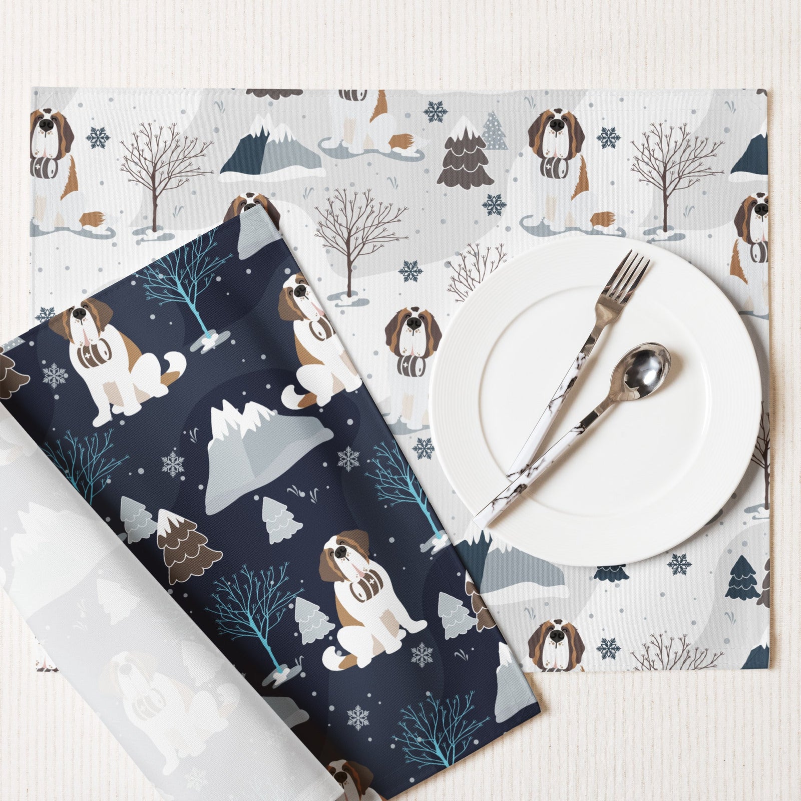 Alpine + Chill Placemat Set - Lucy + Norman