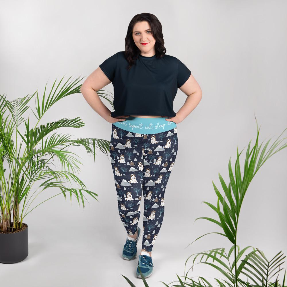 Alpine Chill Plus Size Leggings - Lucy + Norman