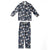 Alpine Chill St Bernard Men's Satin Pajamas - Lucy + Norman