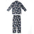 Alpine Chill St Bernard Men's Satin Pajamas - Lucy + Norman