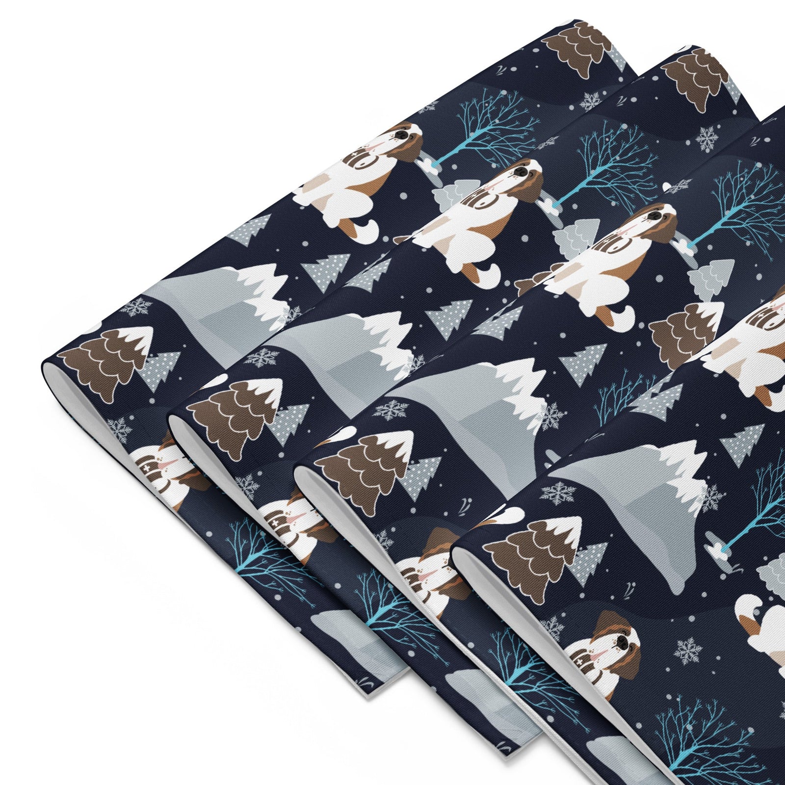Alpine Chill St Bernard Placemat Set - Lucy + Norman