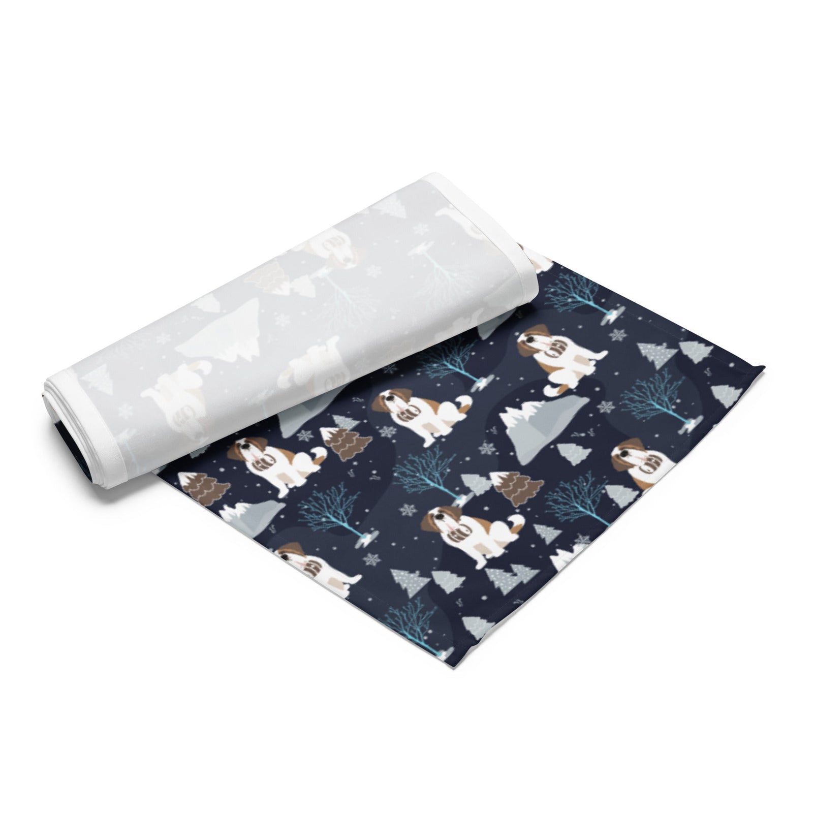 Alpine Chill St Bernard Table Runner - Lucy + Norman