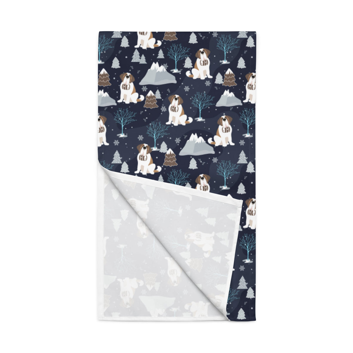 Alpine Chill St Bernard Table Runner - Lucy + Norman