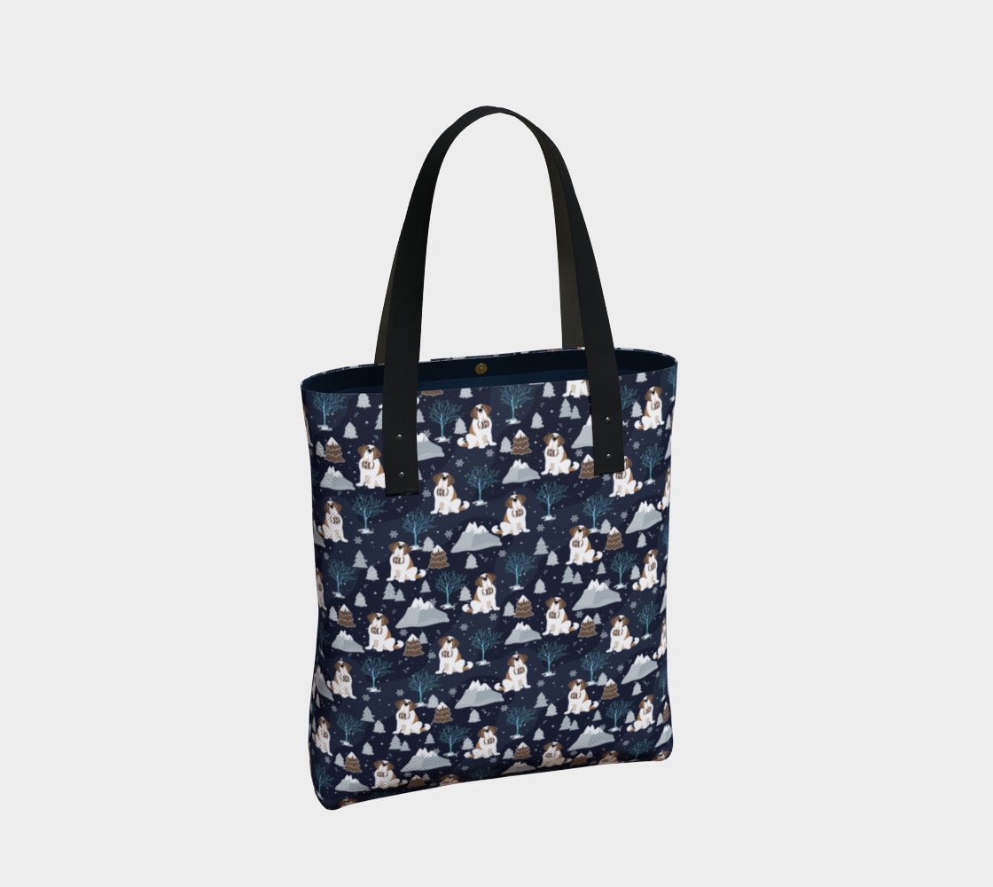 Alpine Chill St Bernard Urban Tote Bag - Lucy + Norman