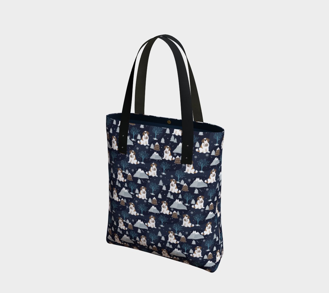 Alpine Chill St Bernard Urban Tote Bag - Lucy + Norman