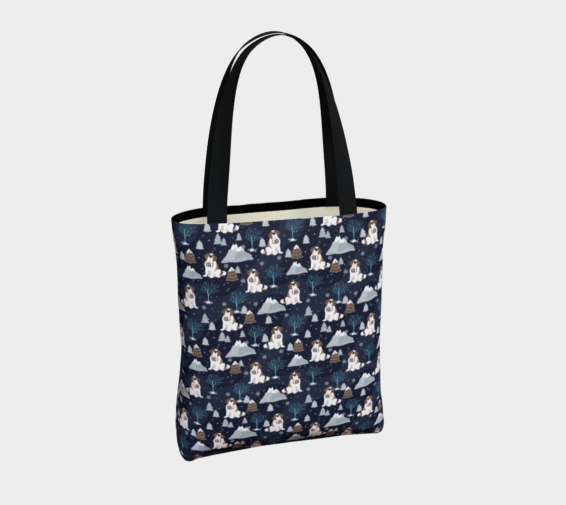 Alpine Chill St Bernard Urban Tote Bag - Lucy + Norman