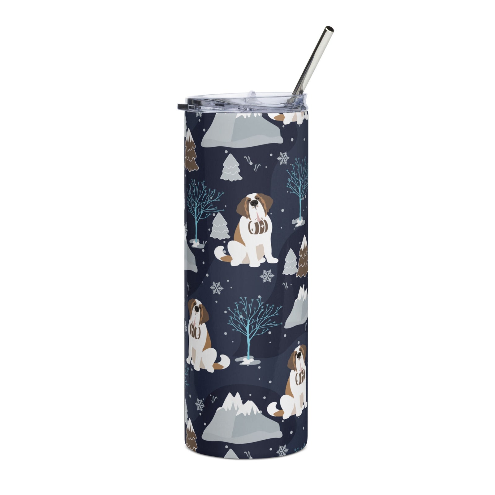 Alpine Chill Stainless Steel Tumbler + Straw - Lucy + Norman