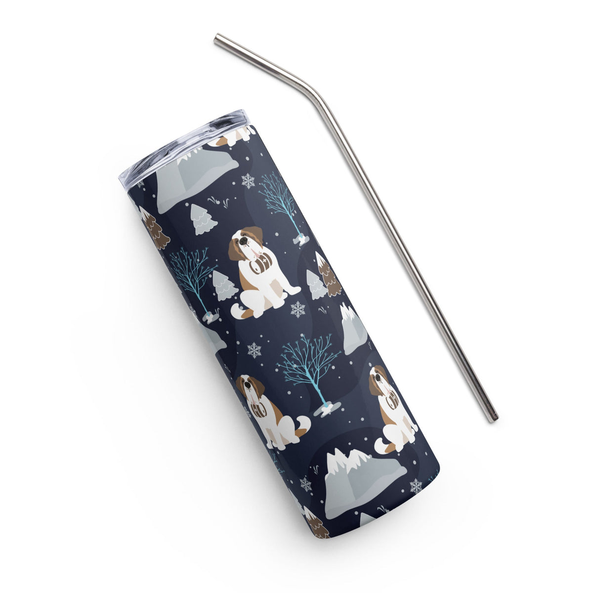 Alpine Chill Stainless Steel Tumbler + Straw - Lucy + Norman