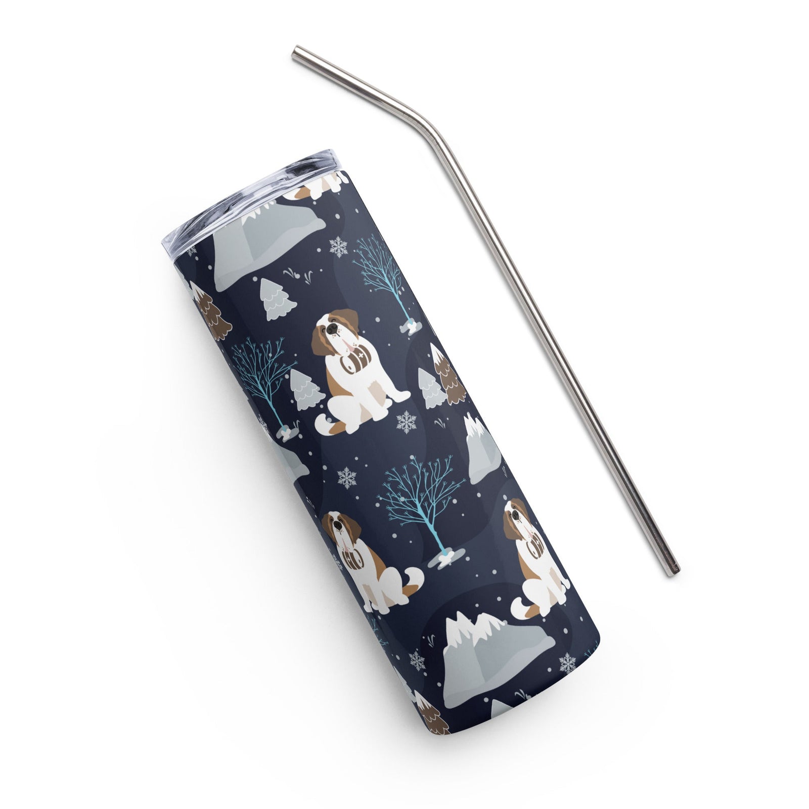 Alpine Chill Stainless Steel Tumbler + Straw - Lucy + Norman