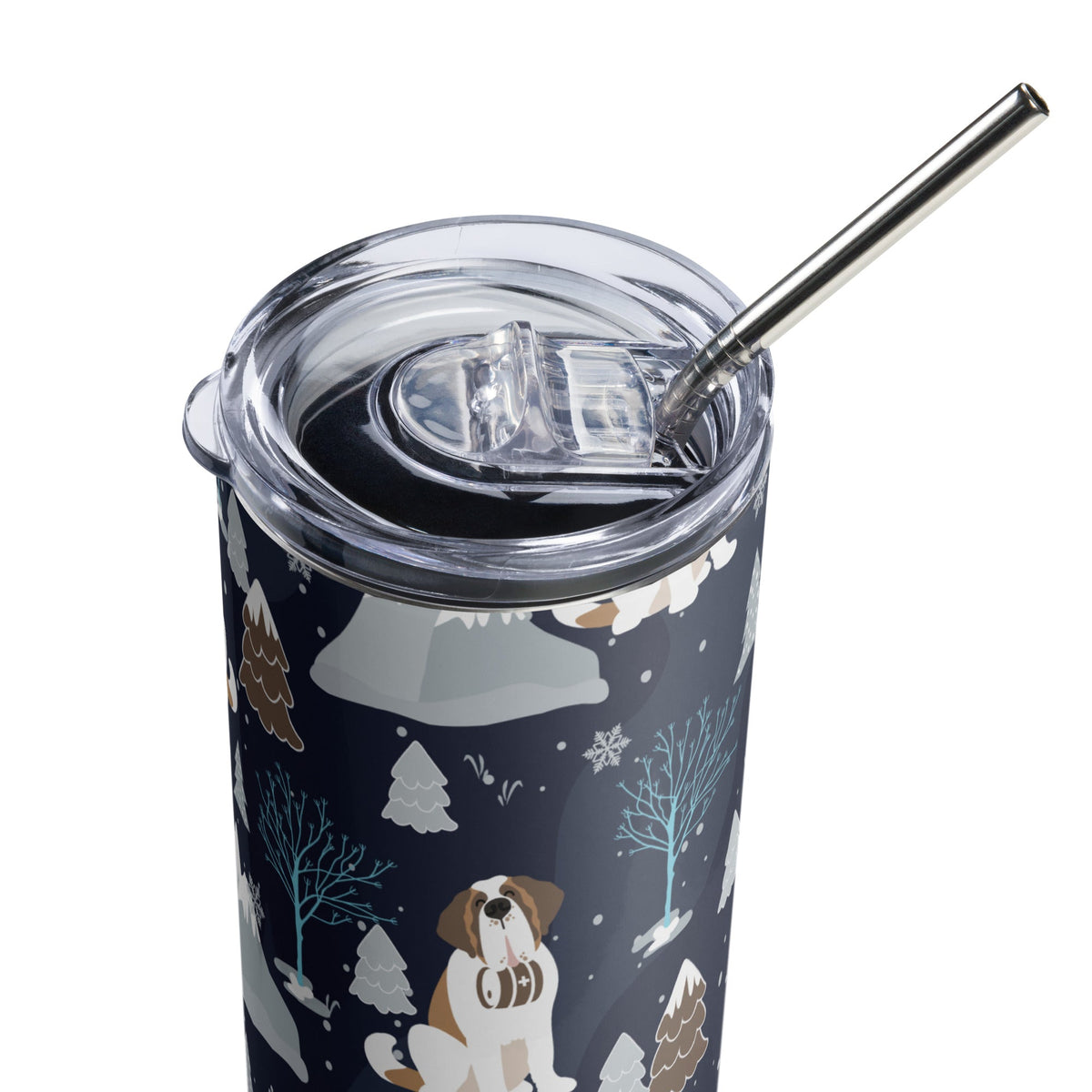 Alpine Chill Stainless Steel Tumbler + Straw - Lucy + Norman