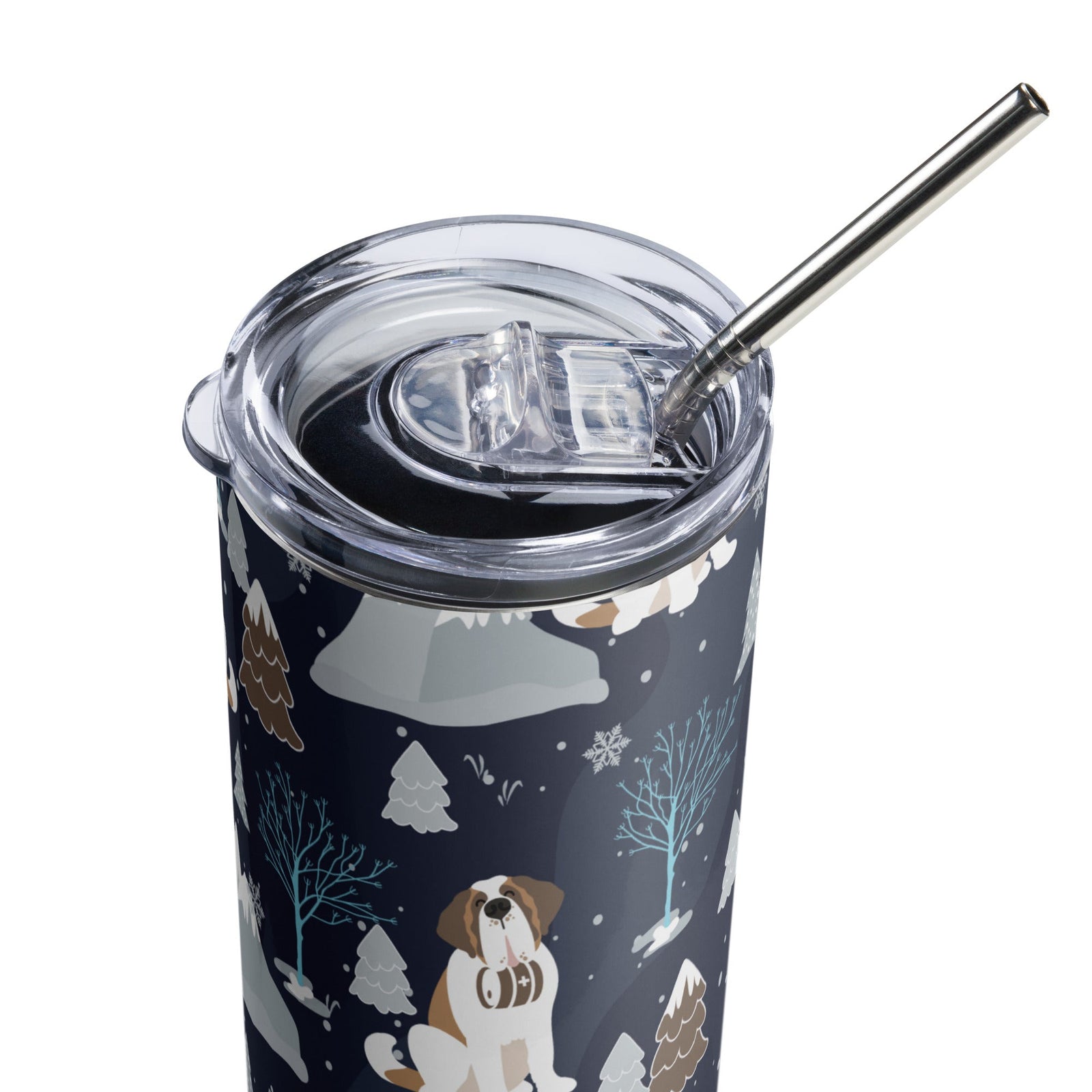 Alpine Chill Stainless Steel Tumbler + Straw - Lucy + Norman