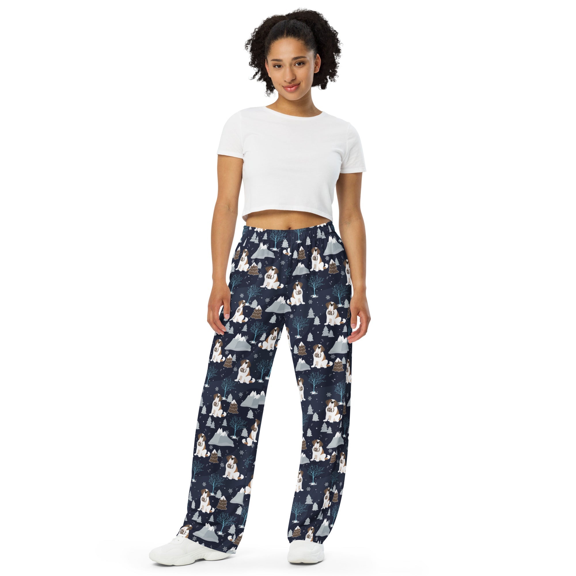 Alpine Chill Unisex Wide Lounge Pants - Lucy + Norman