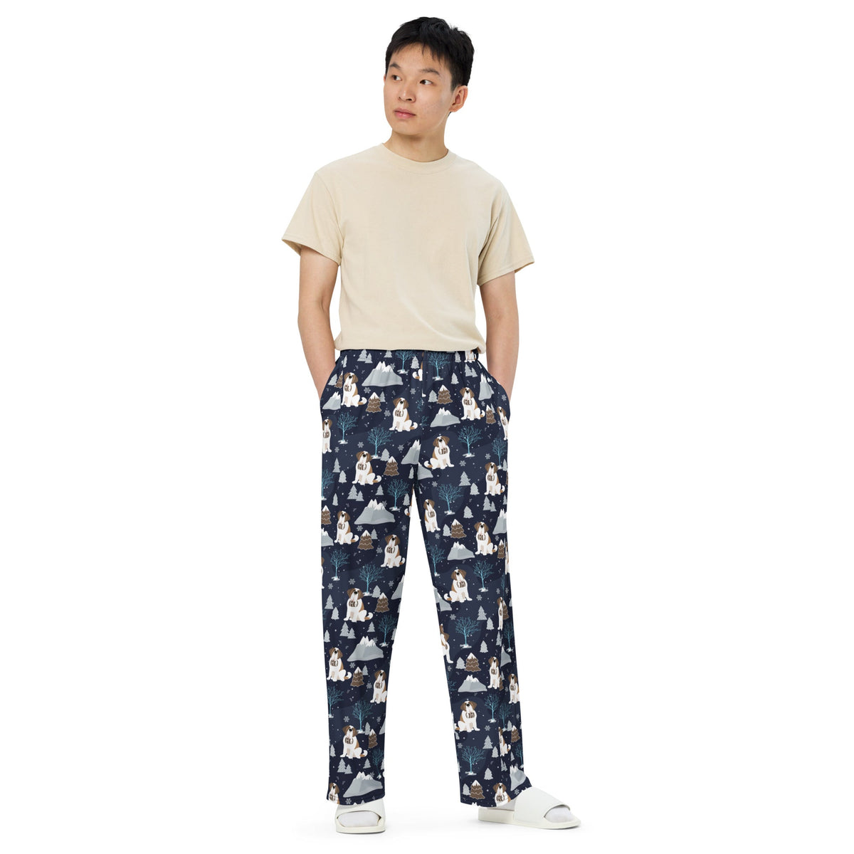 Alpine Chill Unisex Wide Lounge Pants - Lucy + Norman