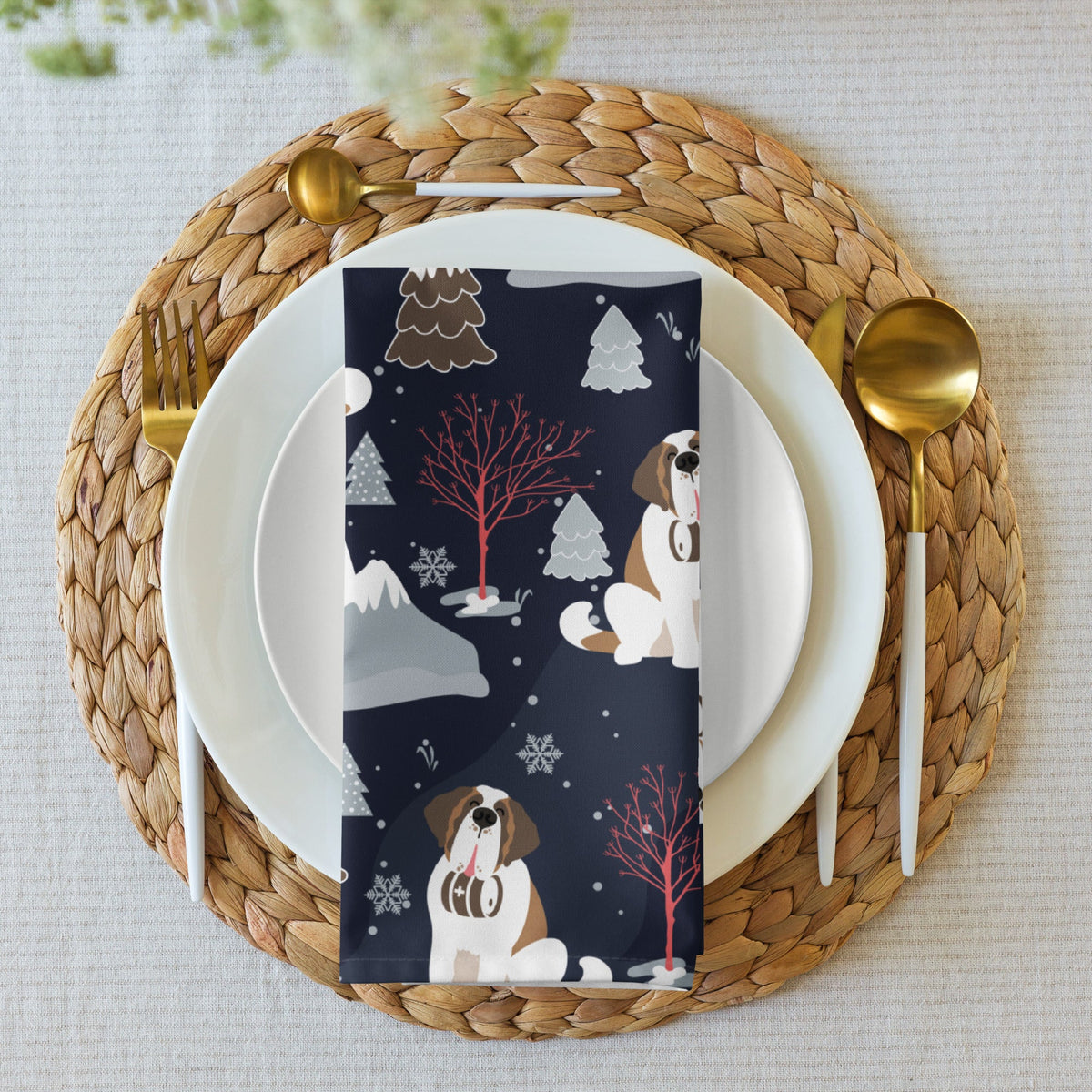 Alpine Night Cloth Napkin Set - Lucy + Norman