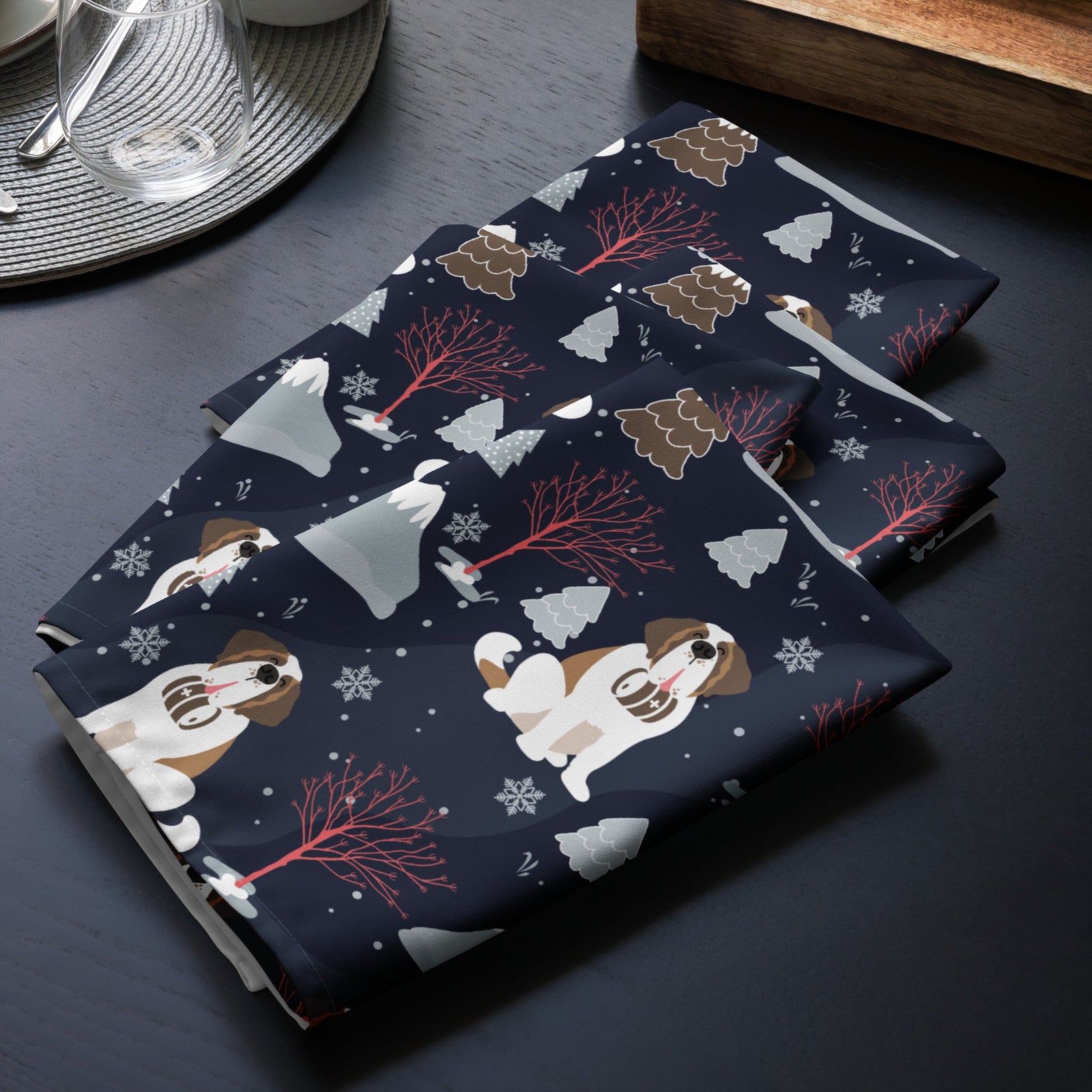 Alpine Night Cloth Napkin Set - Lucy + Norman