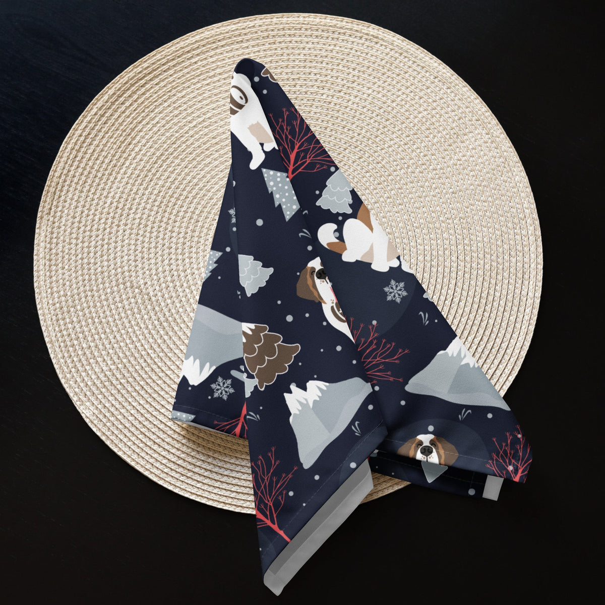 Alpine Night Cloth Napkin Set - Lucy + Norman
