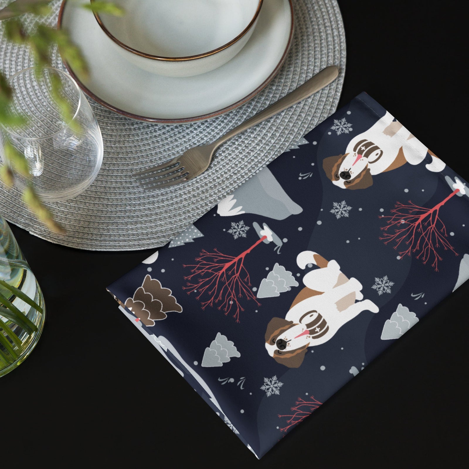 Alpine Night Cloth Napkin Set - Lucy + Norman