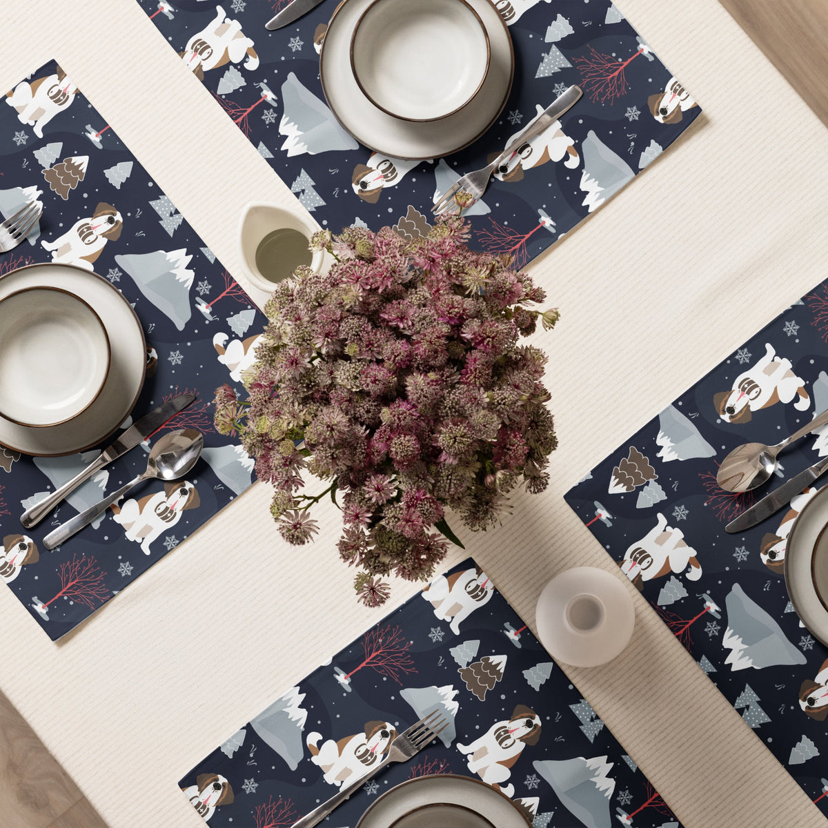 Alpine Night Placemat Set - Lucy + Norman