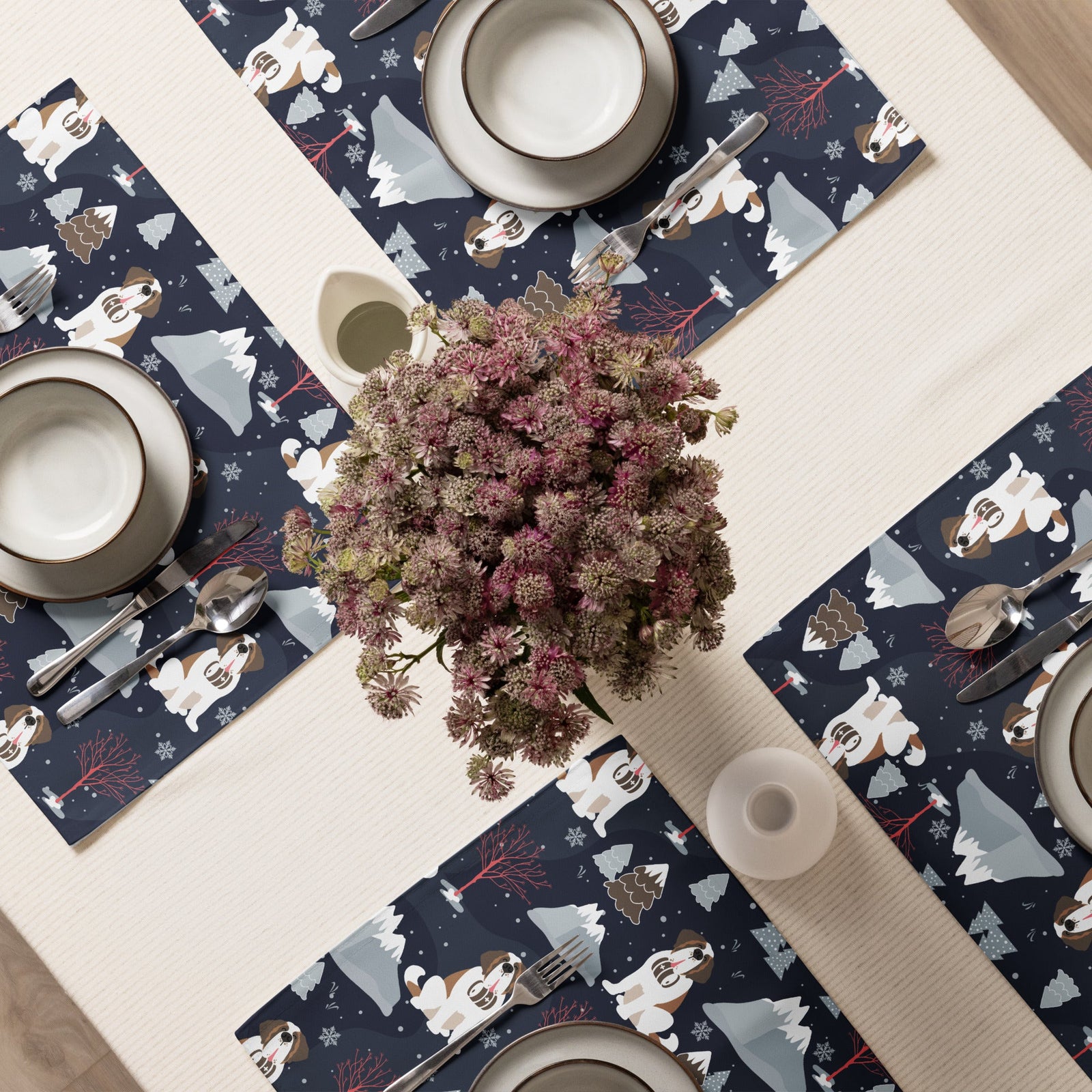 Alpine Night Placemat Set - Lucy + Norman