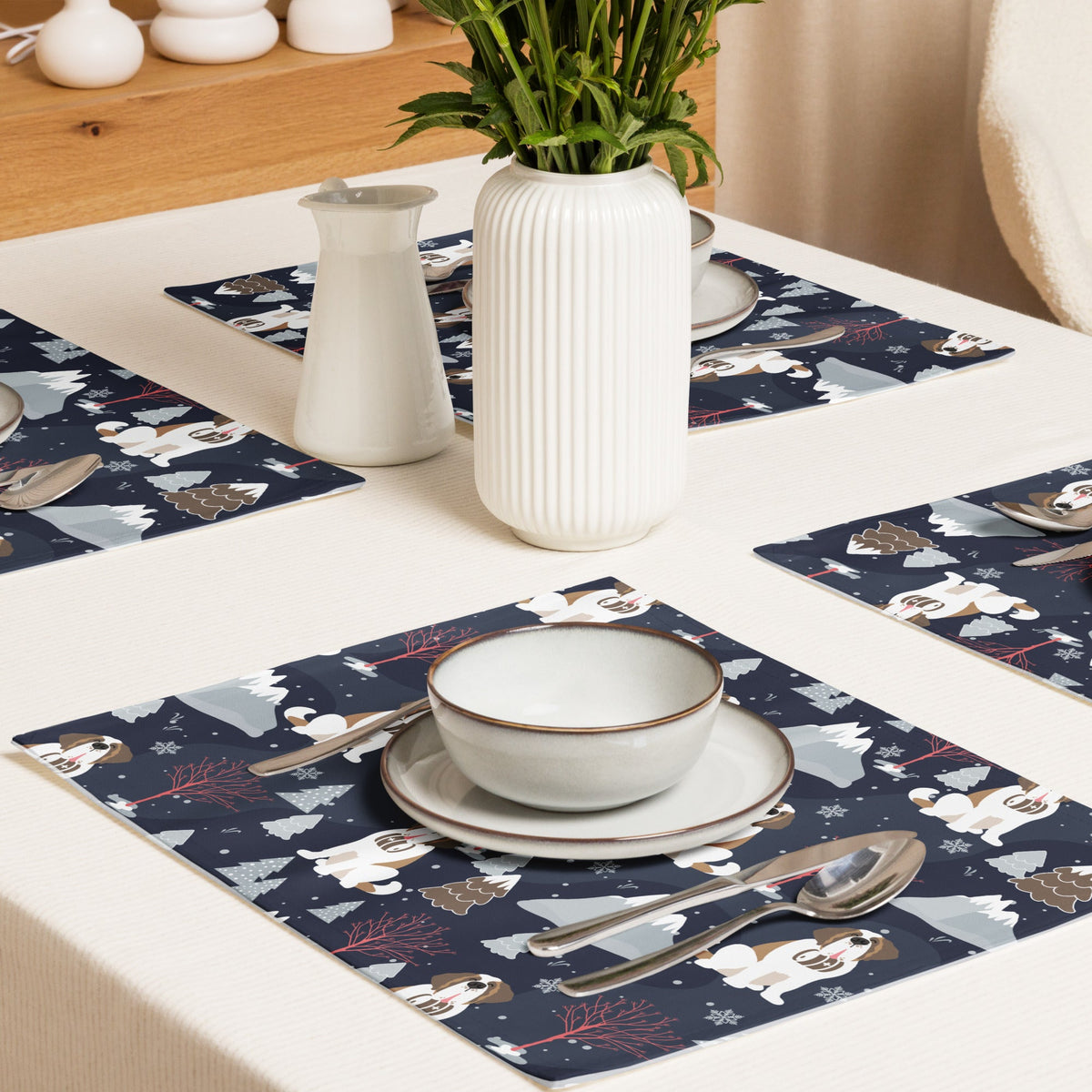 Alpine Night Placemat Set - Lucy + Norman