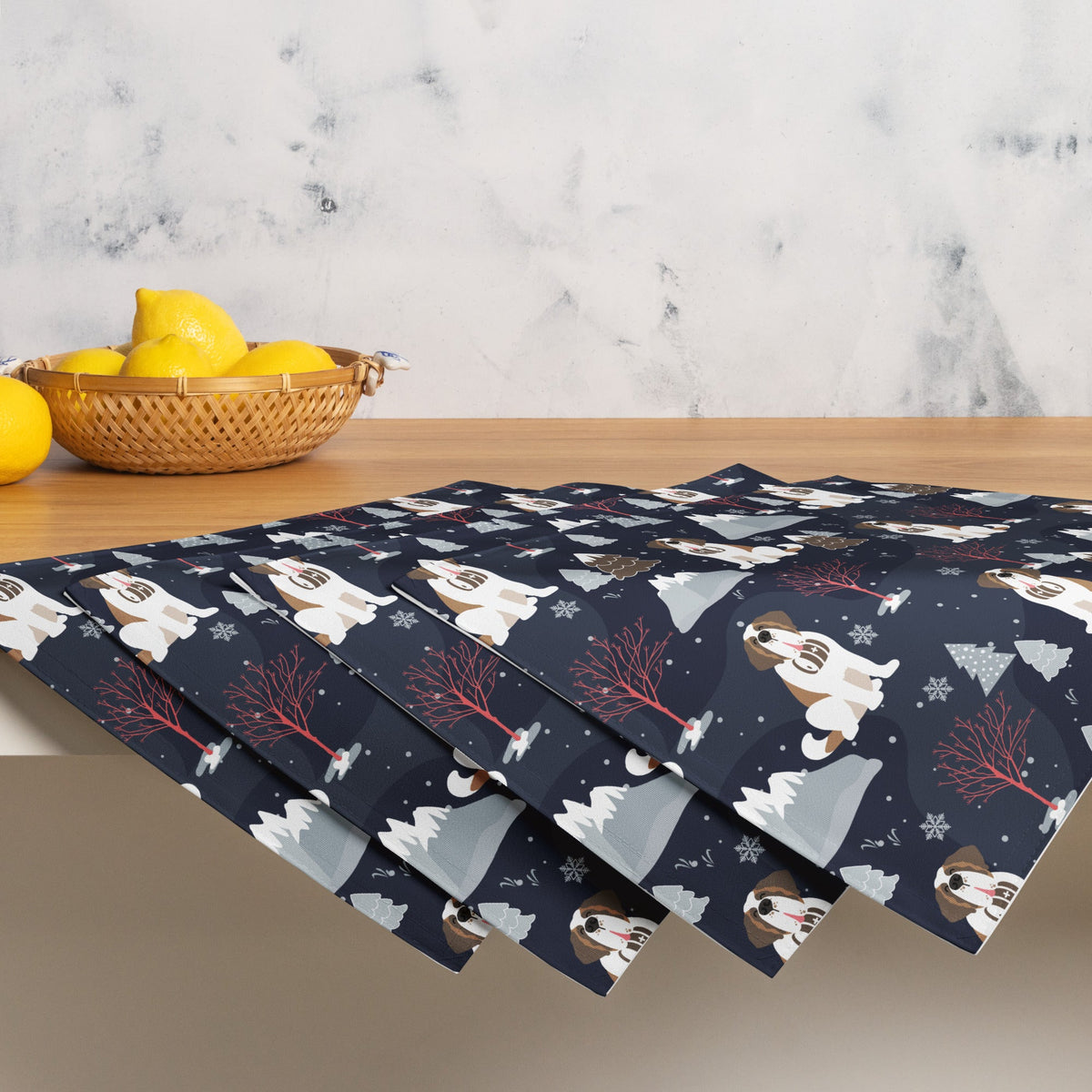 Alpine Night Placemat Set - Lucy + Norman