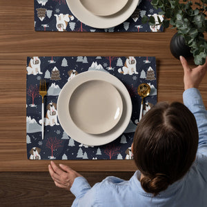 Alpine Night Placemat Set - Lucy + Norman