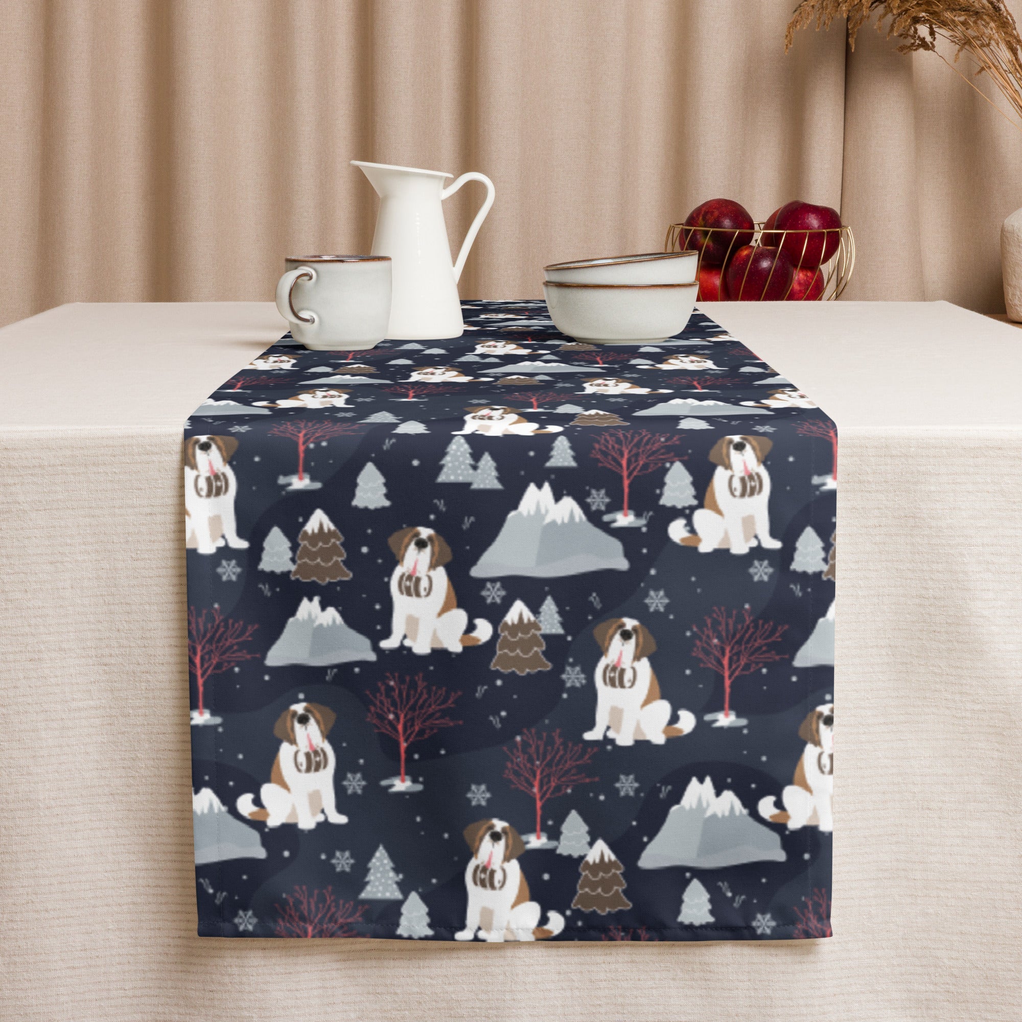 Alpine Night Table Runner - Lucy + Norman