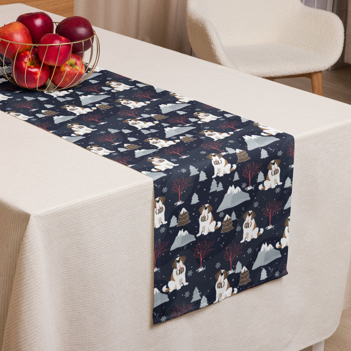 Alpine Night Table Runner - Lucy + Norman