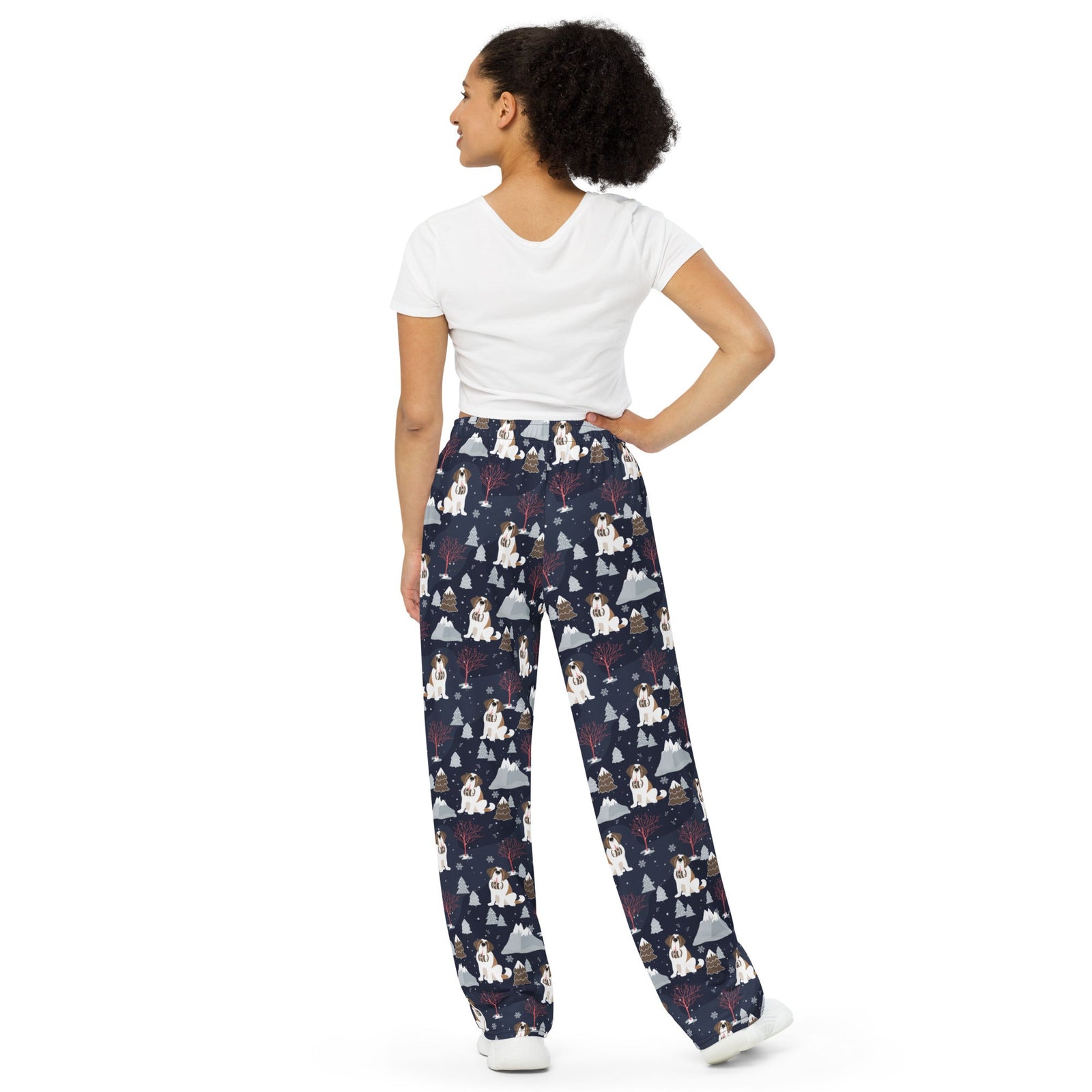 Alpine Night Unisex Wide Lounge Pants - Lucy + Norman