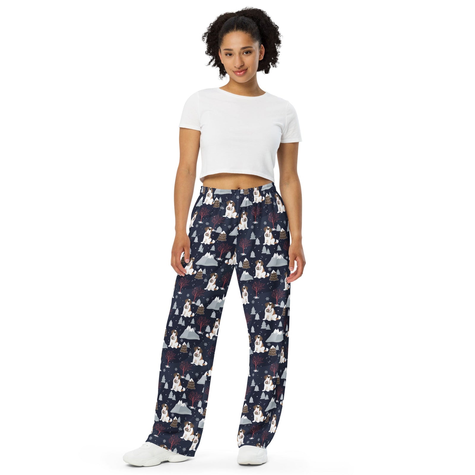 Alpine Night Unisex Wide Lounge Pants - Lucy + Norman