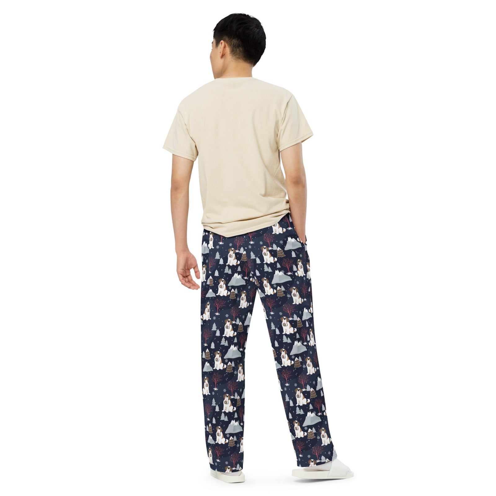 Alpine Night Unisex Wide Lounge Pants - Lucy + Norman