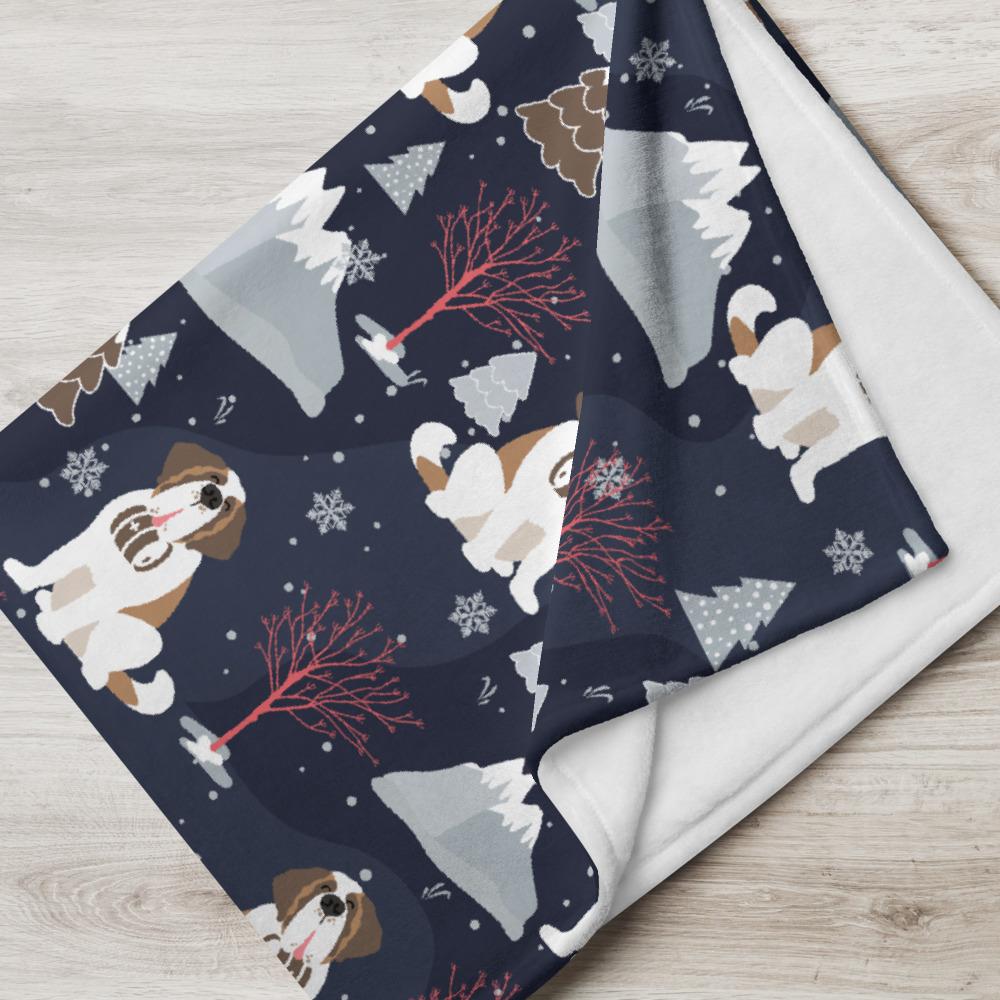 Alpine Nights Fleece Blanket - Lucy + Norman