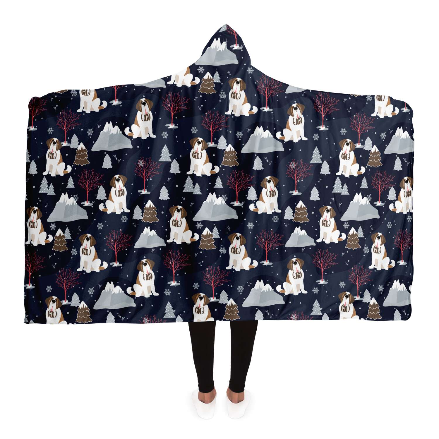 Alpine Nights Hooded Blanket - Lucy + Norman