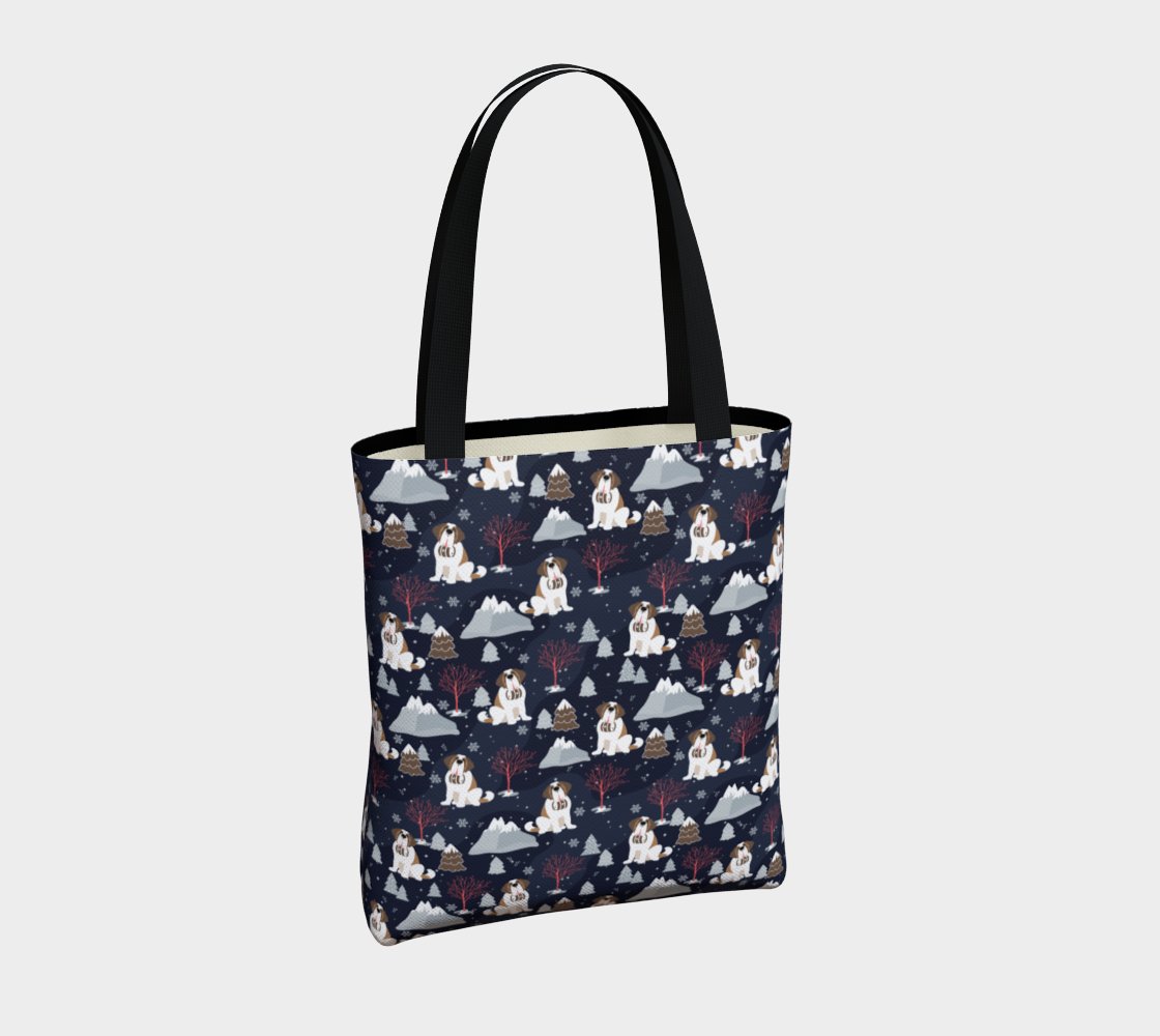 Alpine Nights St Bernard Urban Tote Bag - Lucy + Norman
