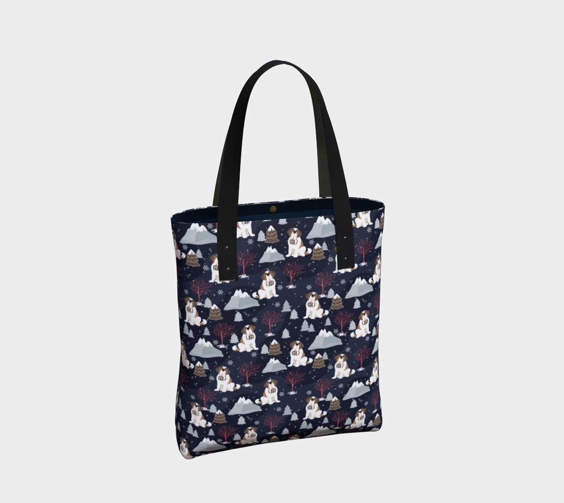 Alpine Nights St Bernard Urban Tote Bag - Lucy + Norman