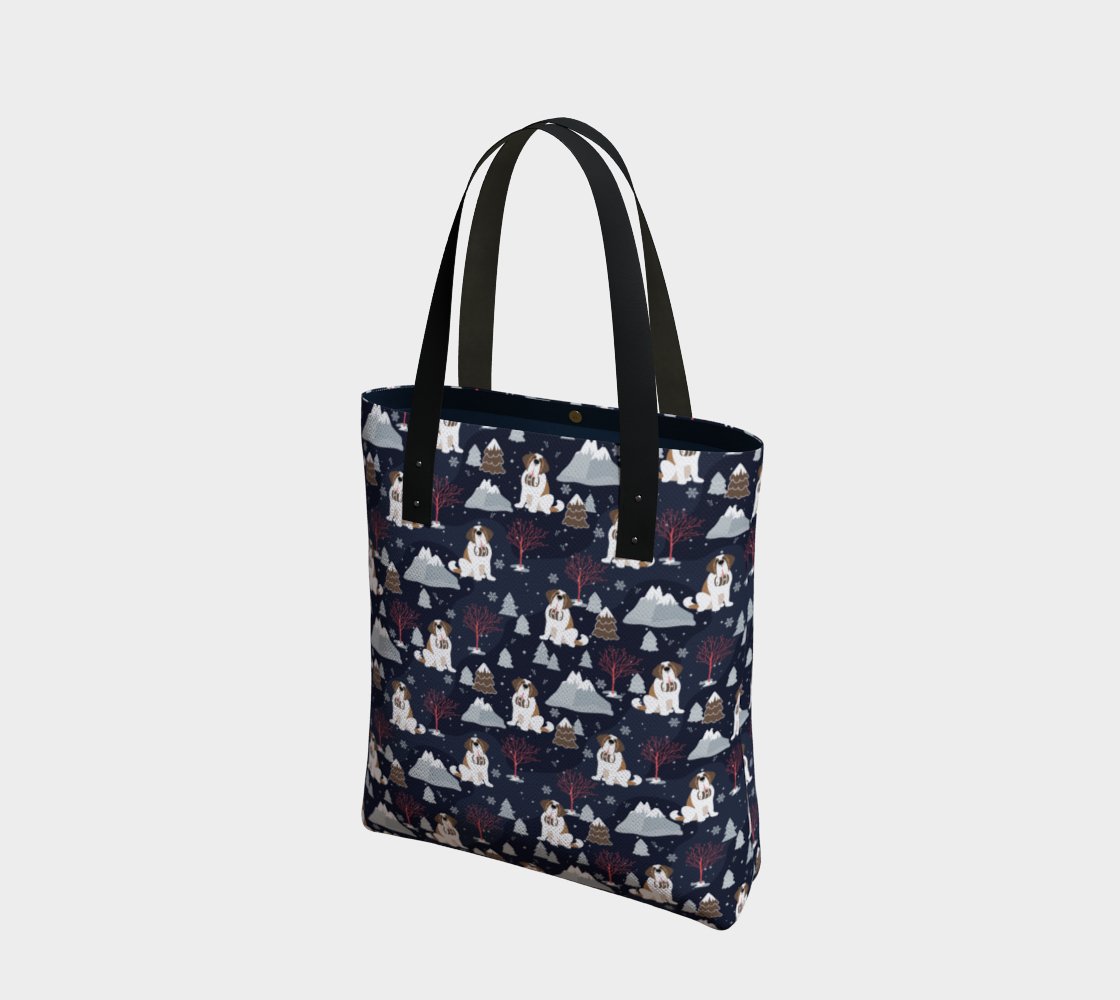 Alpine Nights St Bernard Urban Tote Bag - Lucy + Norman