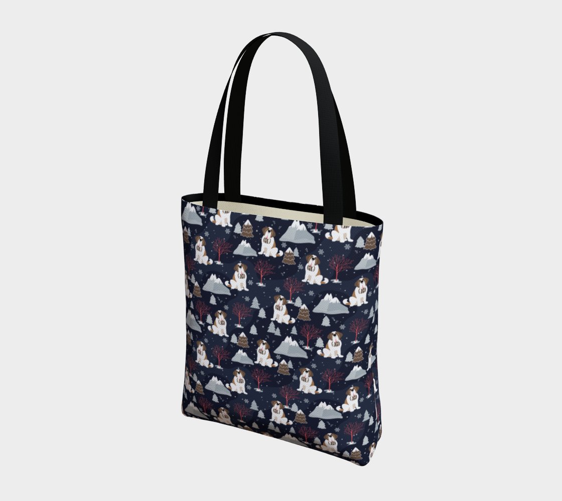 Alpine Nights St Bernard Urban Tote Bag - Lucy + Norman