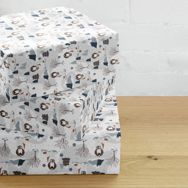 Saint Bernard Beer Wrapping Paper Sheets by Lucy + Norman