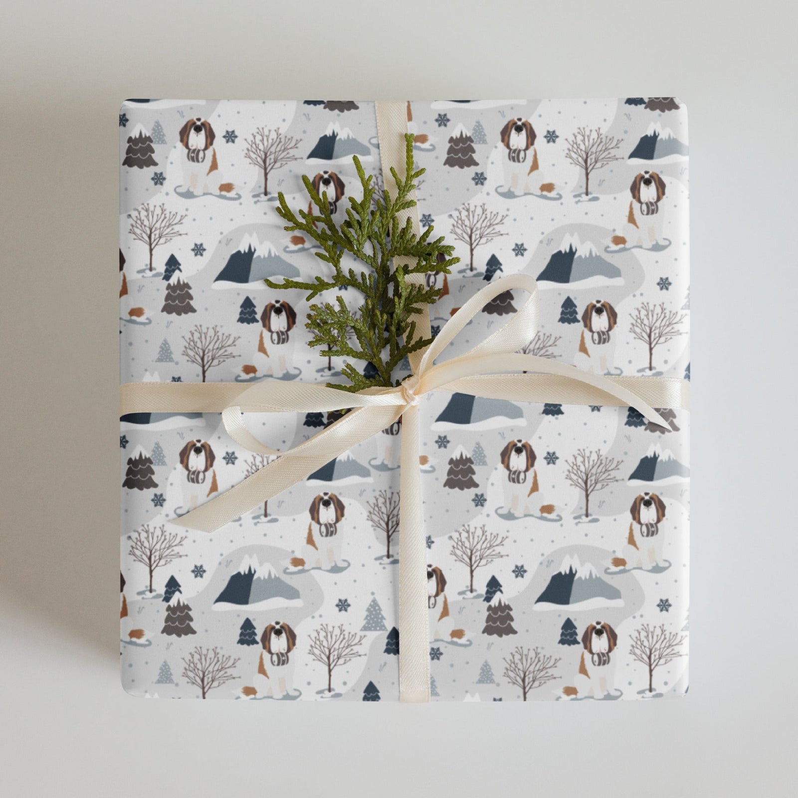 Saint Bernard Dog Christmas Collection by Lucy + Norman Tagged