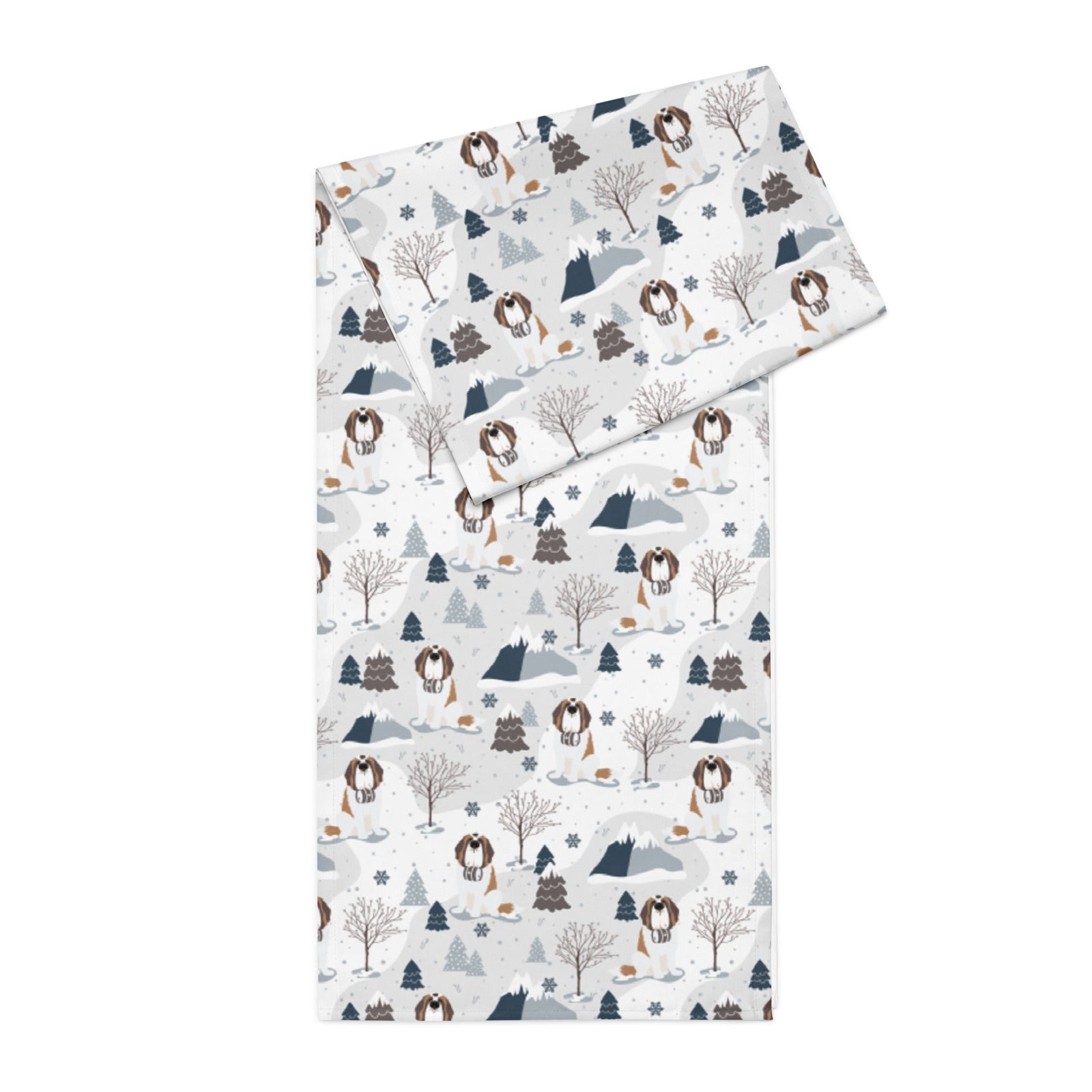 Alpine Saint Bernard Table Runner - Lucy + Norman