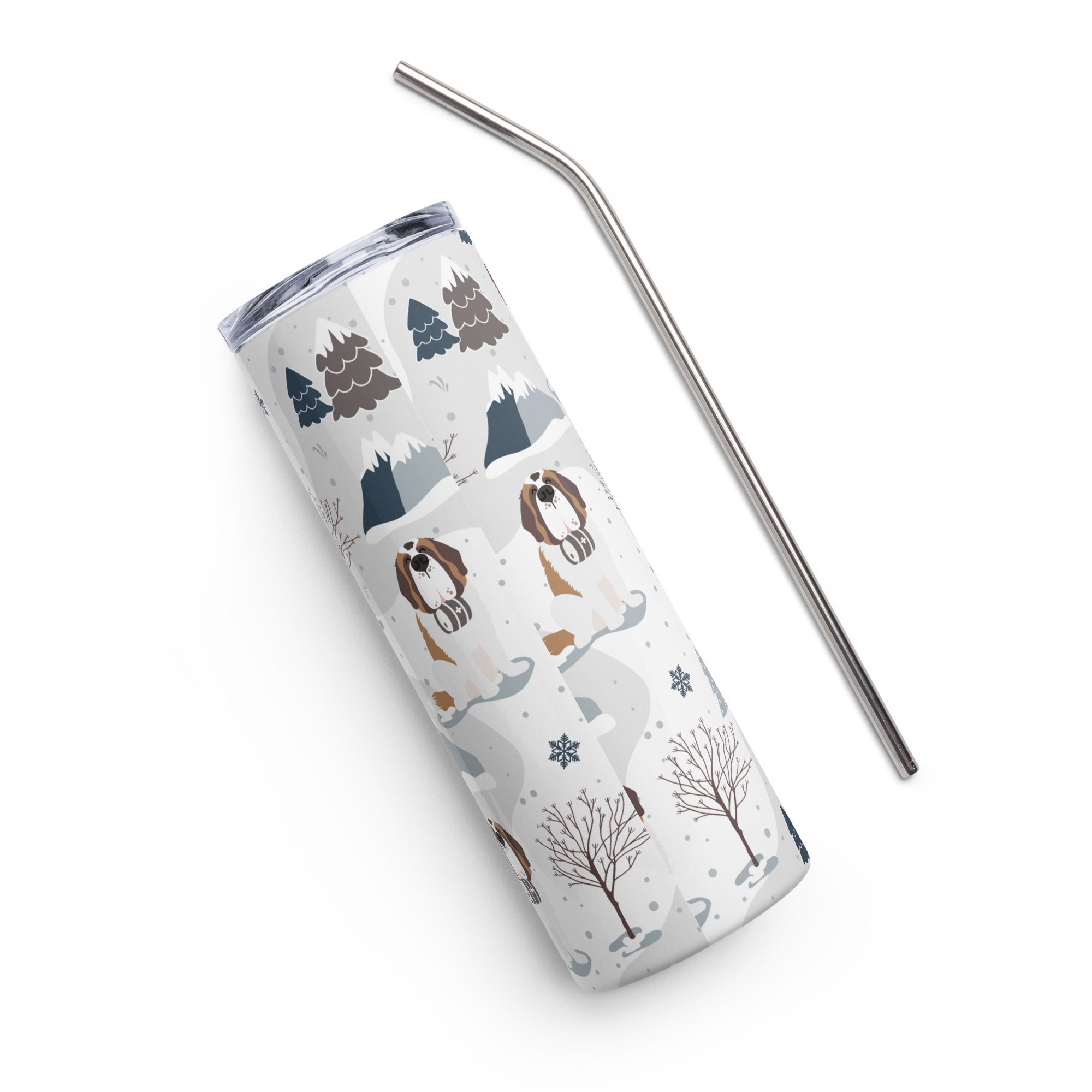 Alpine Saint Stainless Steel Tumbler + Straw - Lucy + Norman