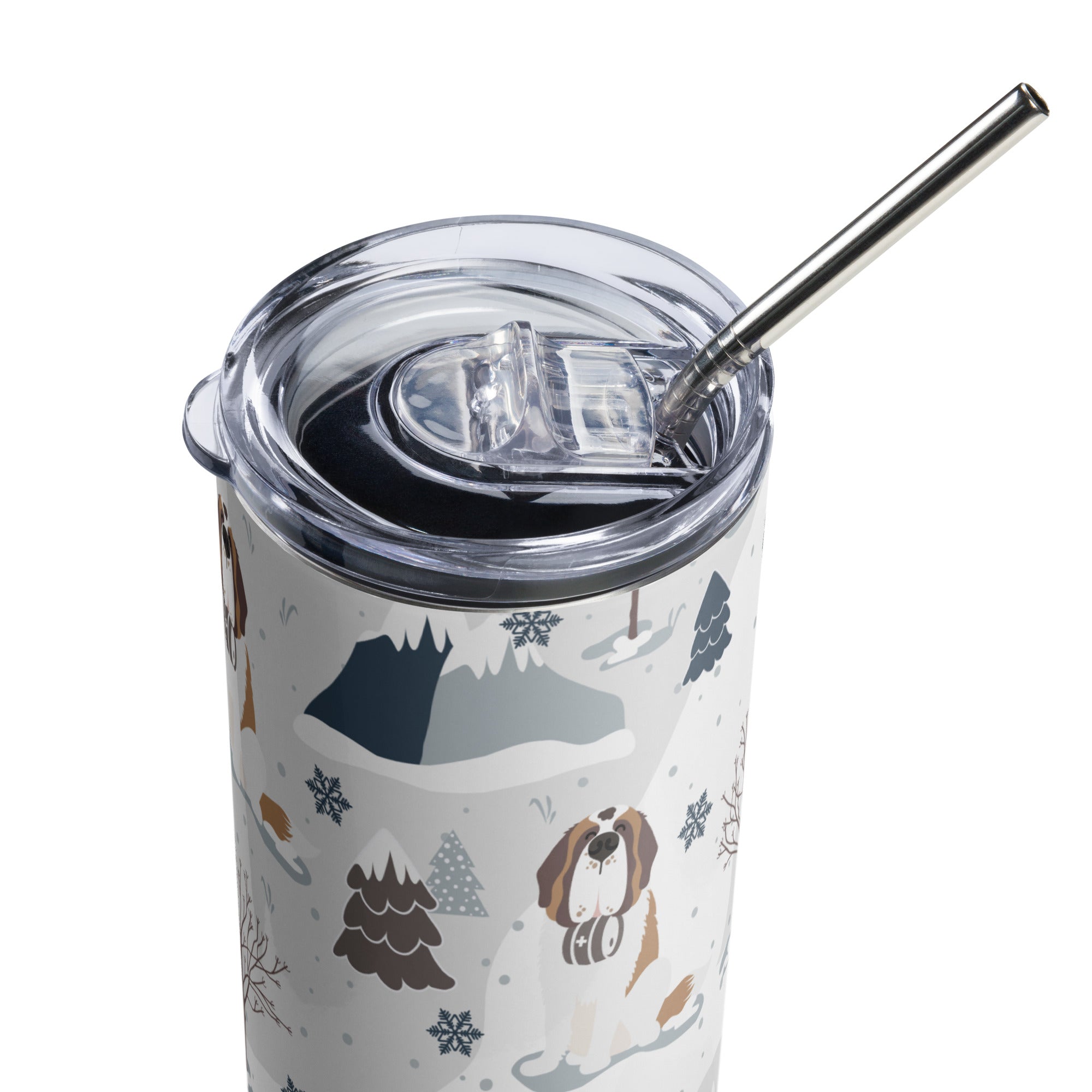 Alpine Saint Stainless Steel Tumbler + Straw - Lucy + Norman