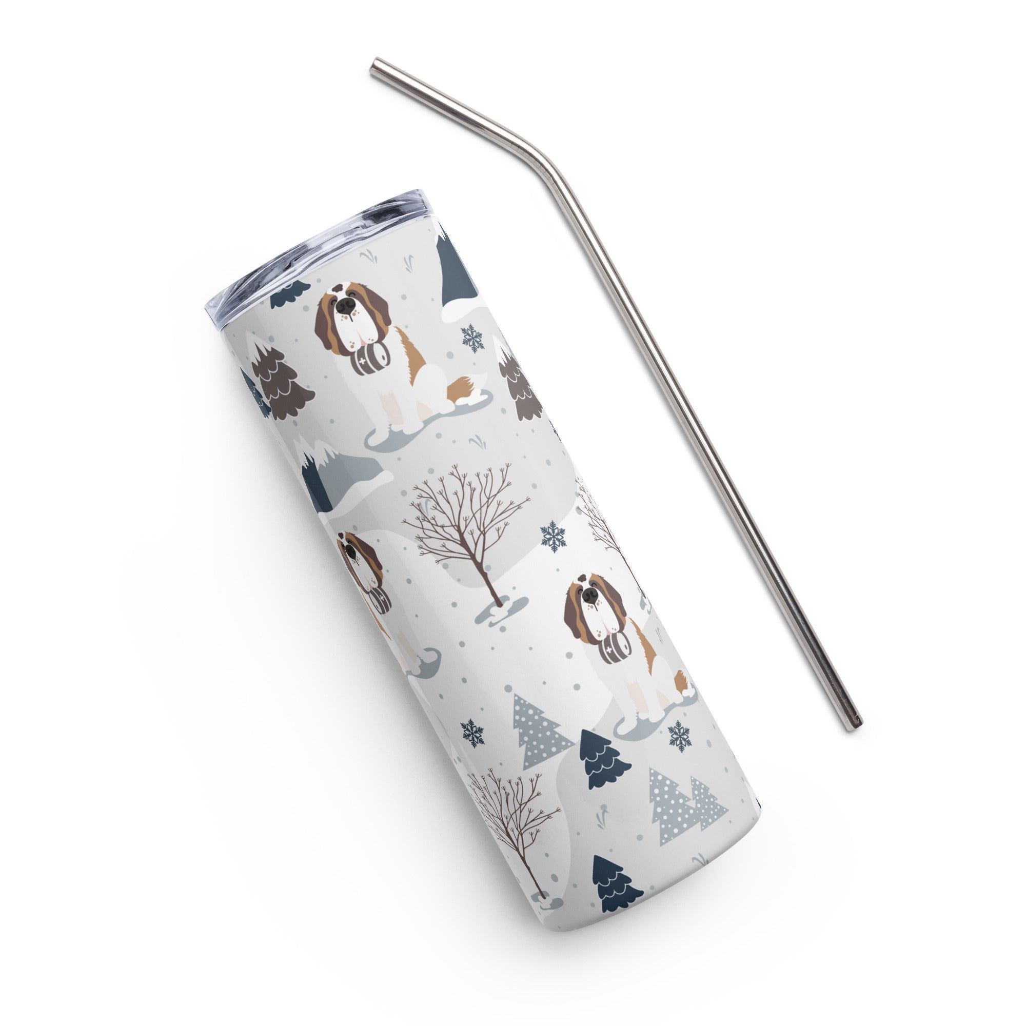 Alpine Saint Stainless Steel Tumbler + Straw - Lucy + Norman