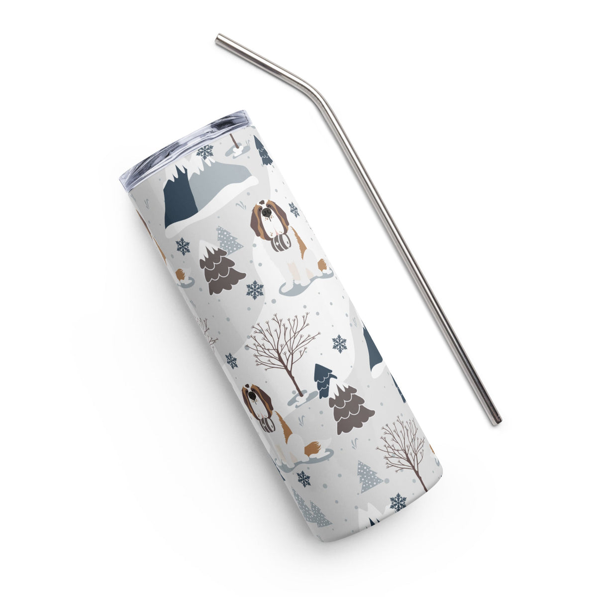 Alpine Saint Stainless Steel Tumbler + Straw - Lucy + Norman