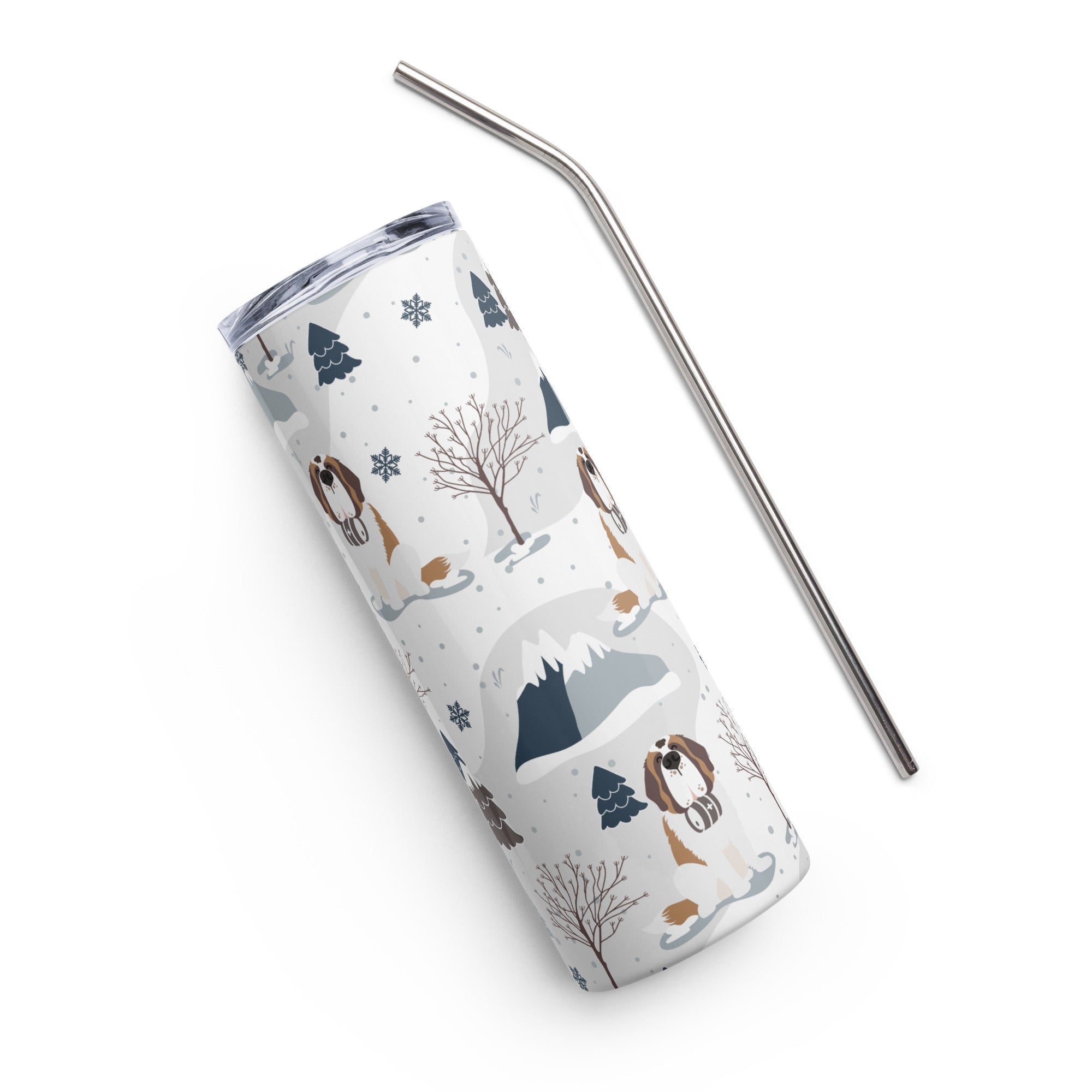 Alpine Saint Stainless Steel Tumbler + Straw - Lucy + Norman