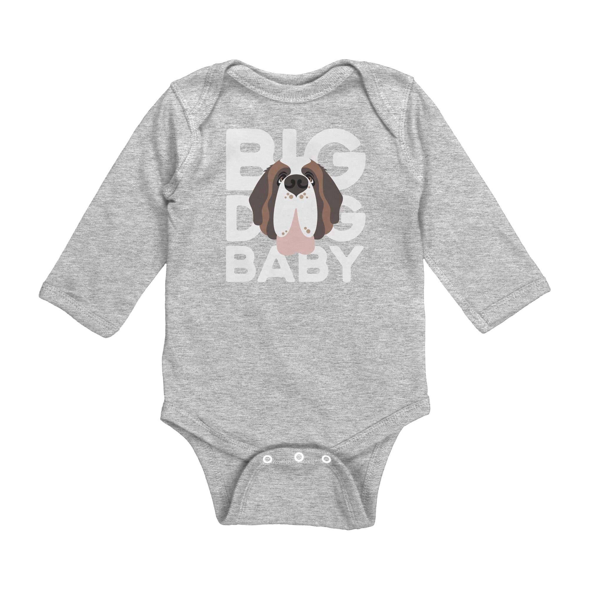 Big Dog Baby Long Sleeve Bodysuit - Lucy + Norman