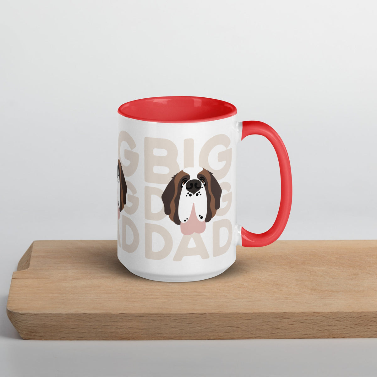 Big Dog Dad Mug + Color Inside - Lucy + Norman