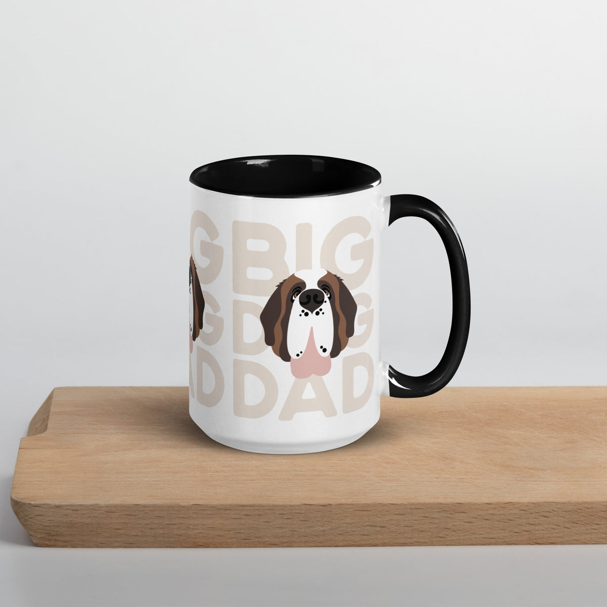 Big Dog Dad Mug + Color Inside - Lucy + Norman