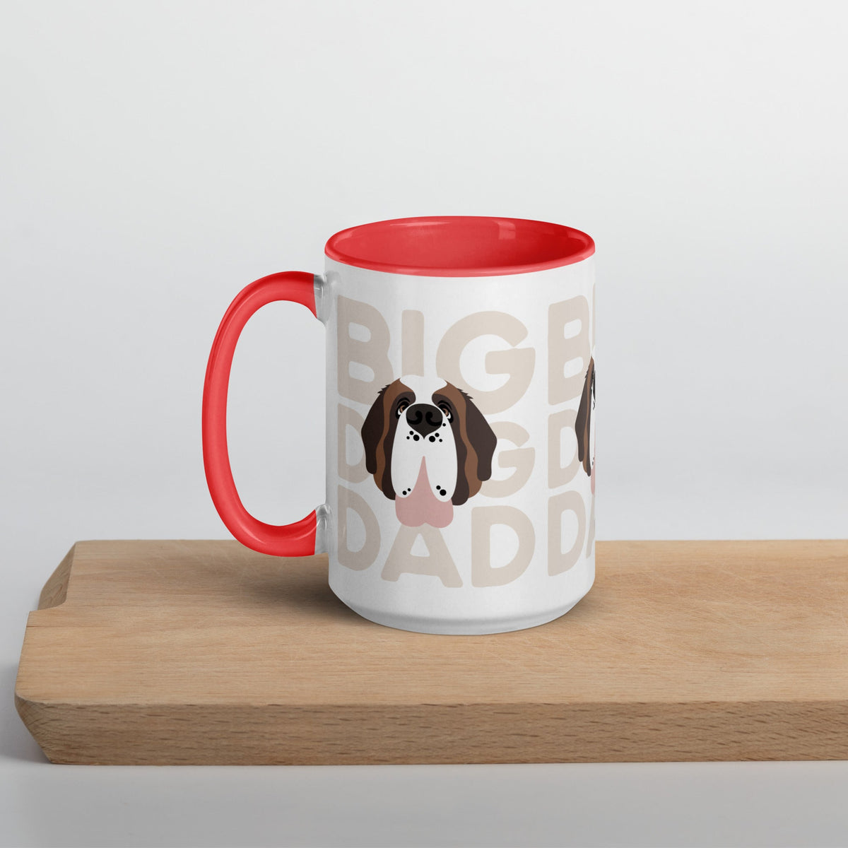 Big Dog Dad Mug + Color Inside - Lucy + Norman