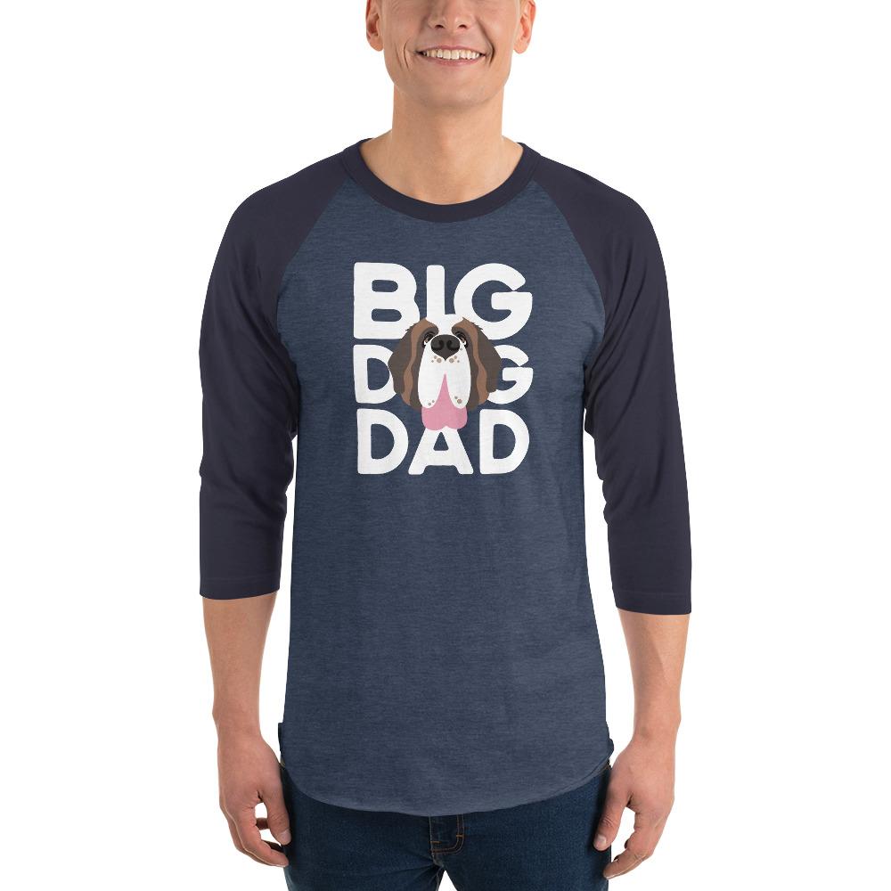 Big Dog Dad Raglan Shirt - Lucy + NormanBig Dog Dad Baseball Shirt - Lucy + Norman